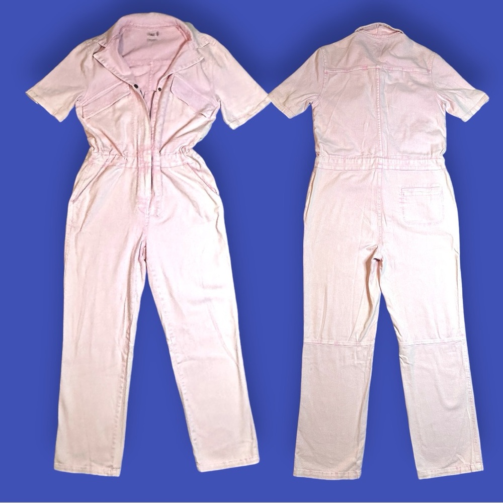 NWOT Faherty Oversized Bliase Jumpsuit in Sunset Blush. Size XS (runs large) ☀️ - Picture 2 of 16